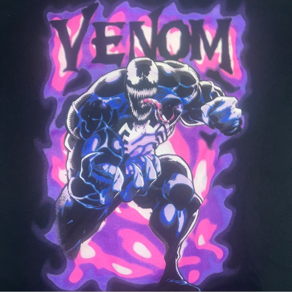 Marvel Comics Venom Men's Black Large Cotton T Shirt 2021